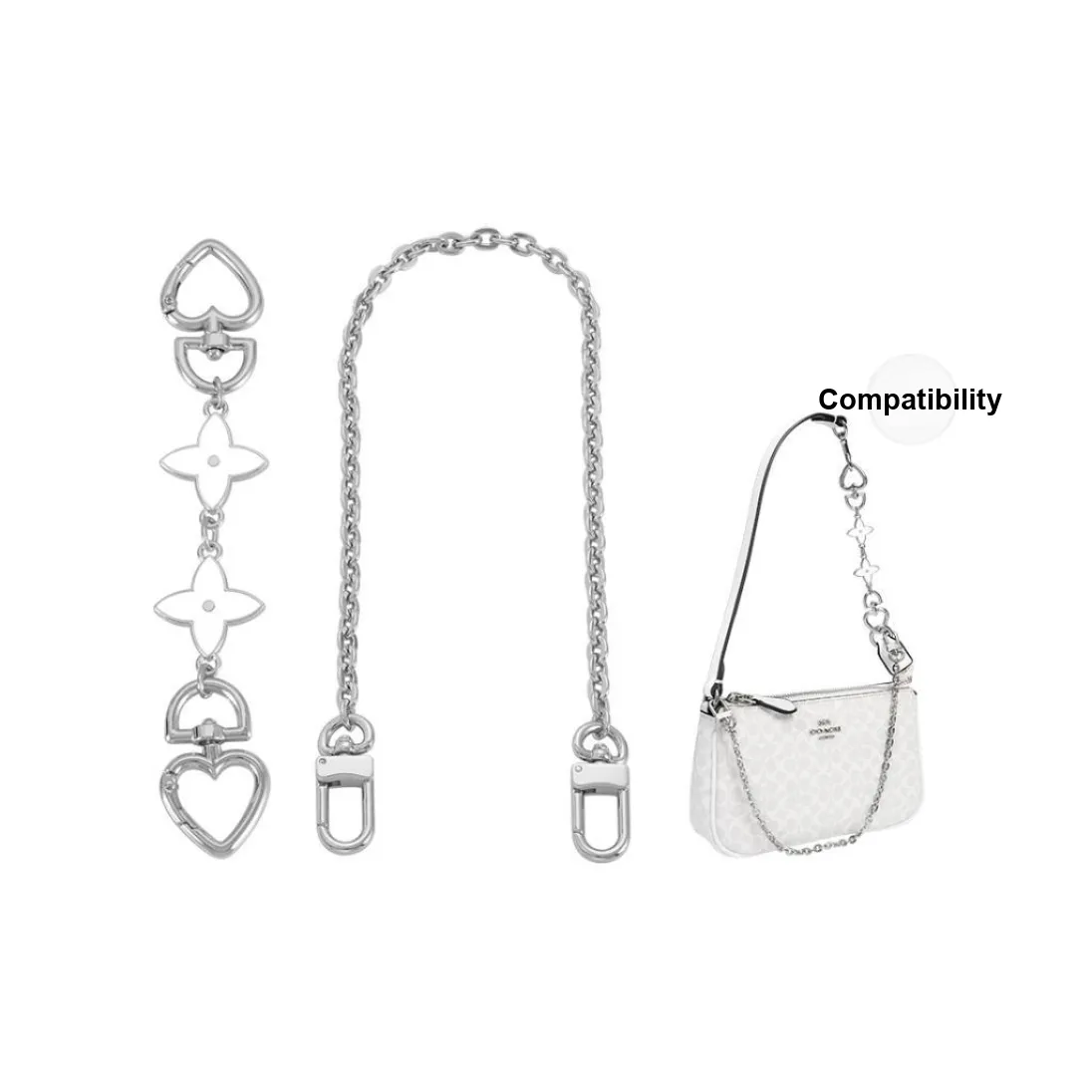 Lan Bao Fan Сплав Сумка Аксессуар Женское Серебро