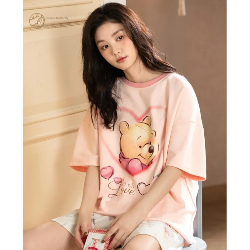 Gongdie x Disney Pajama Set Women's Gift Box Set Pink-3