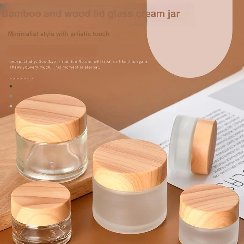 JIANYINGSHU Travel Cosmetics Mini Bottles Face Cream Lotion Foundation Portable Glass Sample And Small Vials-9