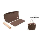 Vegetable Tanned Leather Pressure-Relieving Shoulder Pads-Brown Medium Size Liner+Bottom Pad Combination
