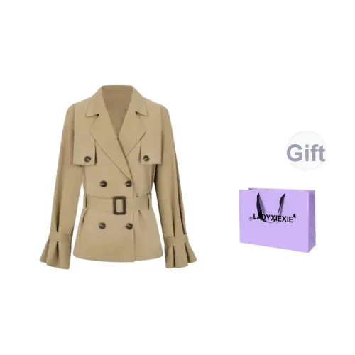 LADYXIEXIE Женская тренч-куртка