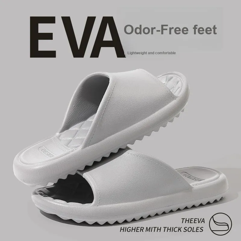 Foot Recreation Diamond Pattern Slip Resistant Comfortable Quiet EVA Minimalist Style All Season Home Slippers-3