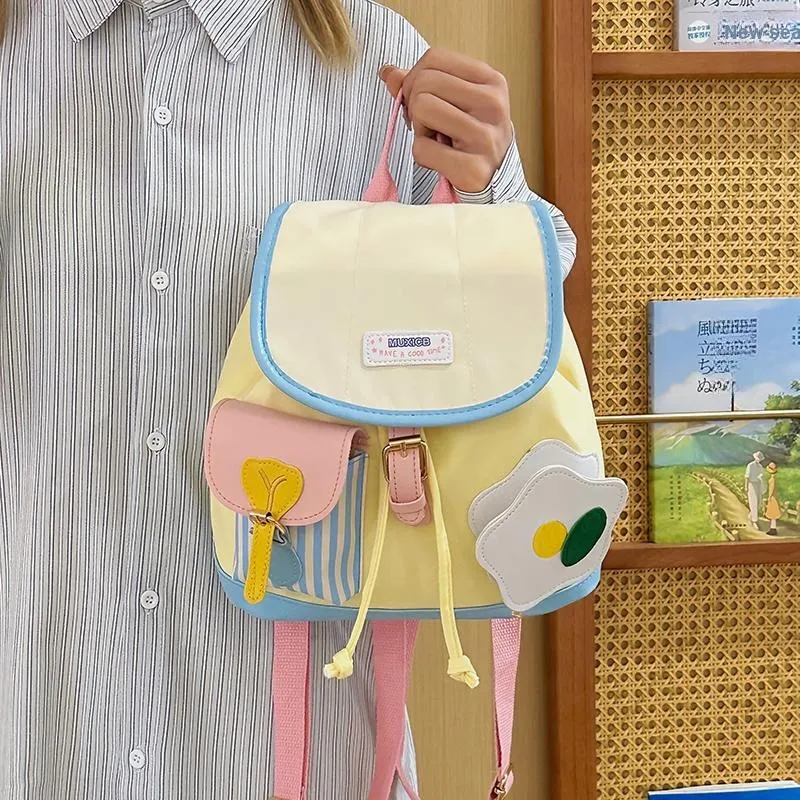 WICKBUEN Polyester Backpack Women's Yellow-5