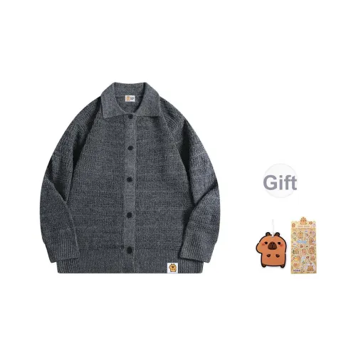 KAPIBALAXIAOHUANGTUN Свитер Пальто Унисекс