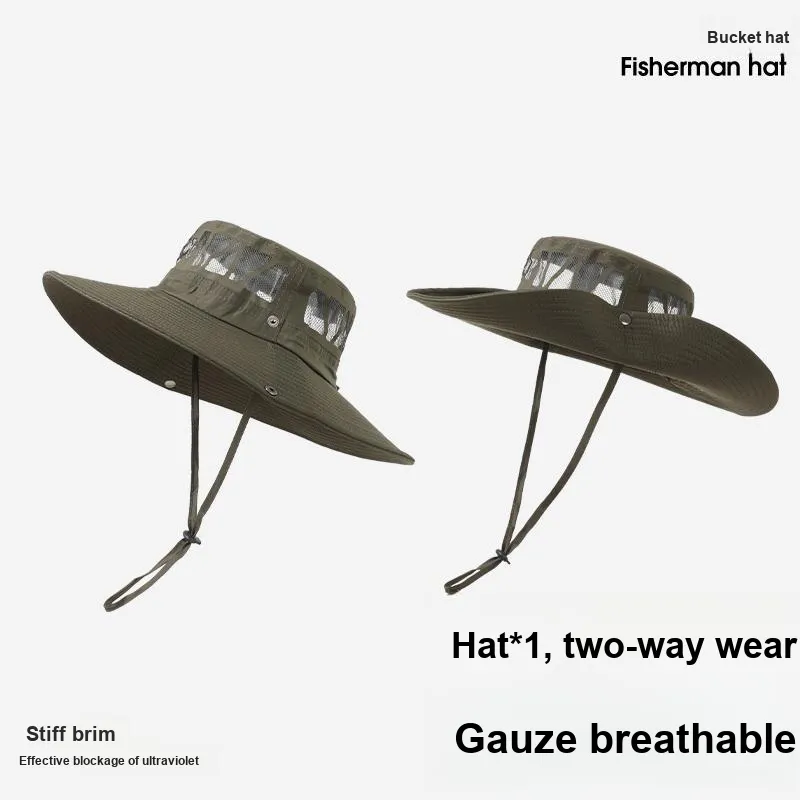 YUZHAOLIN Polyester Bucket Hats Unisex-2