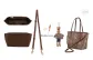 City29 Brown Adjustable Strap 90-120cm+Brown Liner[Includes Modified Tool]