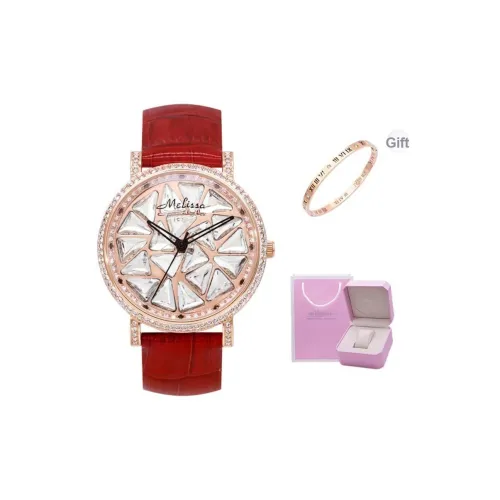 Melissa Кварцевый механизм Часы Женские Белый циферблат