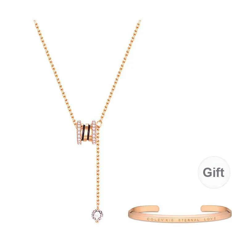 Colev Kie S925 Silver Necklaces Women's-13