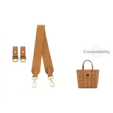 Brown Underarm Shoulder Strap 65cm+1 Pair Abrasion-Resistant Buckle