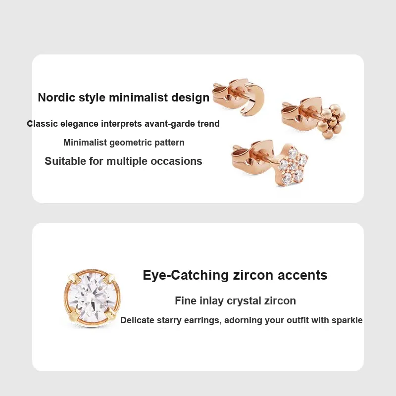 Daniel Wellington Alloy Stud Earrings Women's-3