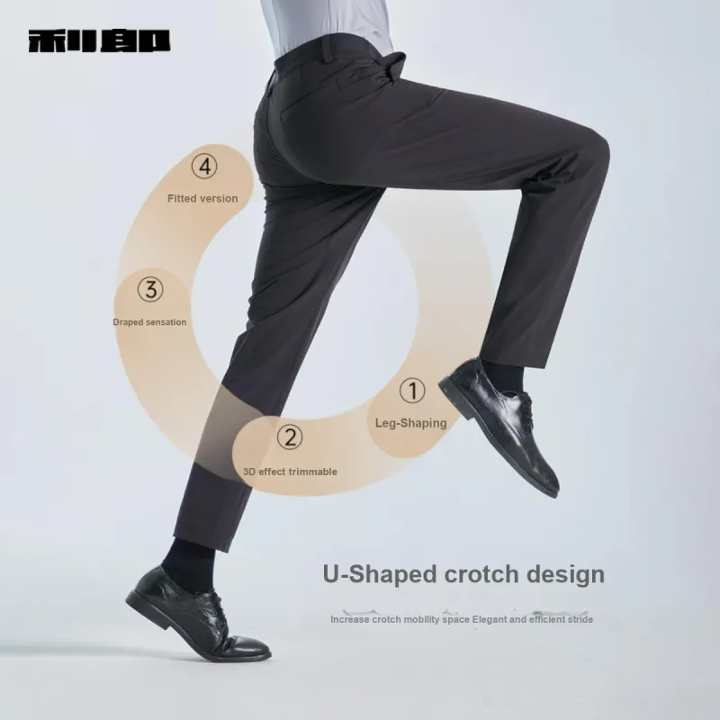 LESS IS MORE Casual Pants Men's Black-4