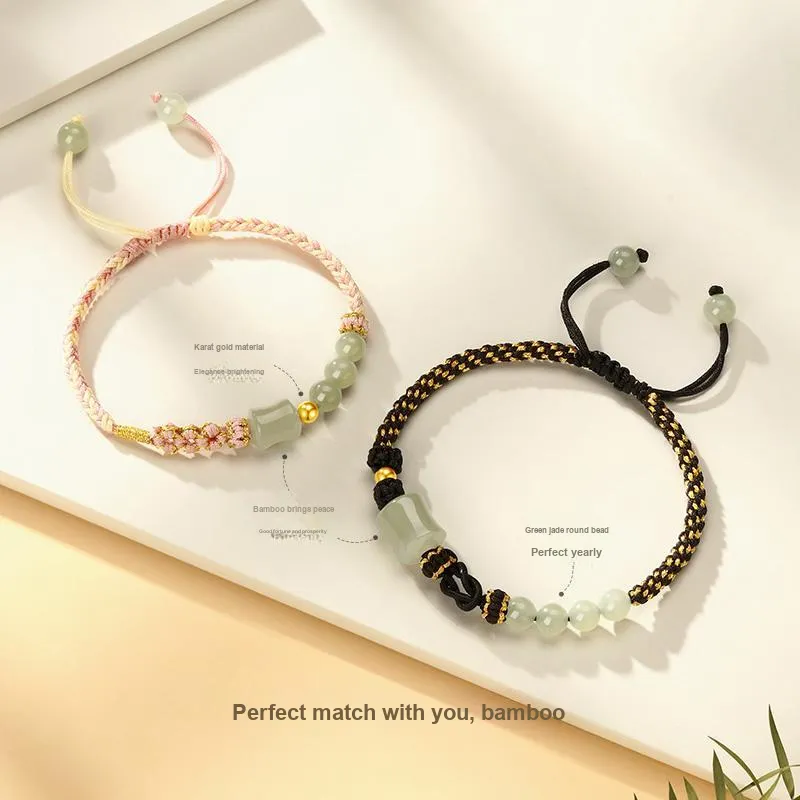 CHOW TAI SENG Bracelets Green Jade Women's-3