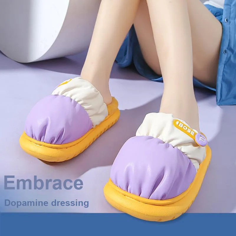 YUSHIPOLUO Wrap toe Slippers Unisex-2