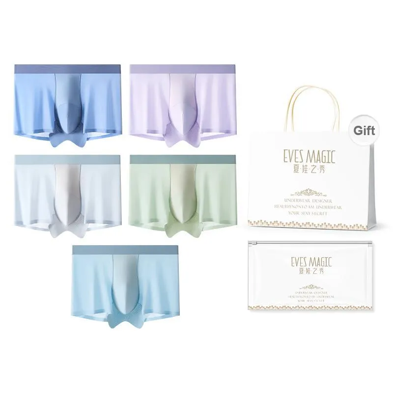 XIA.WA.ZHI.XIU Underpants Men's 5 Shopping Bags-5