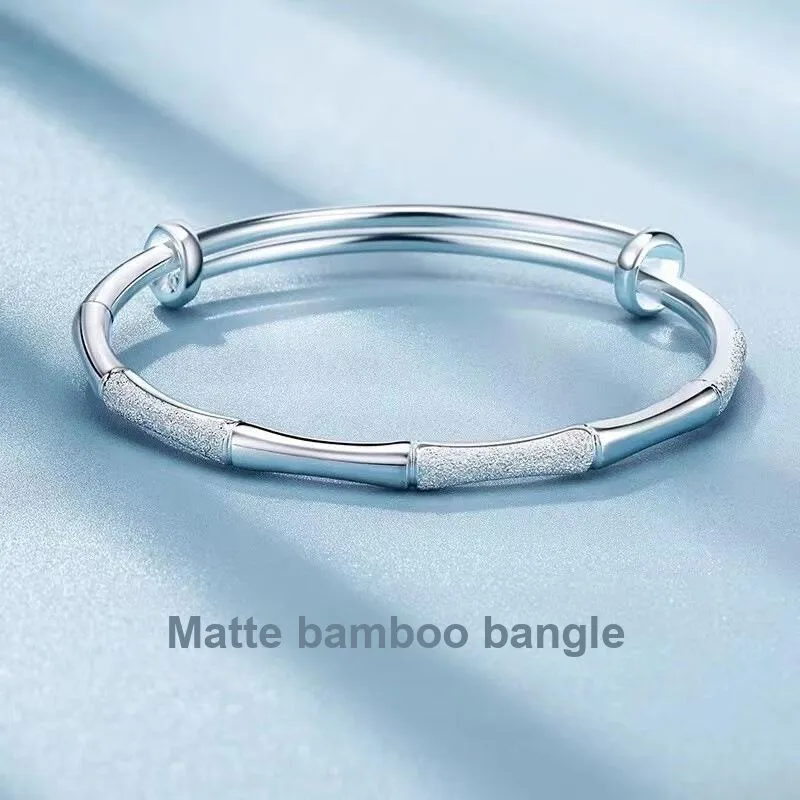 Golden Linmen S999 Fine Silver Bangles Unisex-2