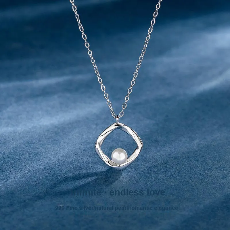 DAWO 999 Fine Silver Necklaces Women's-1