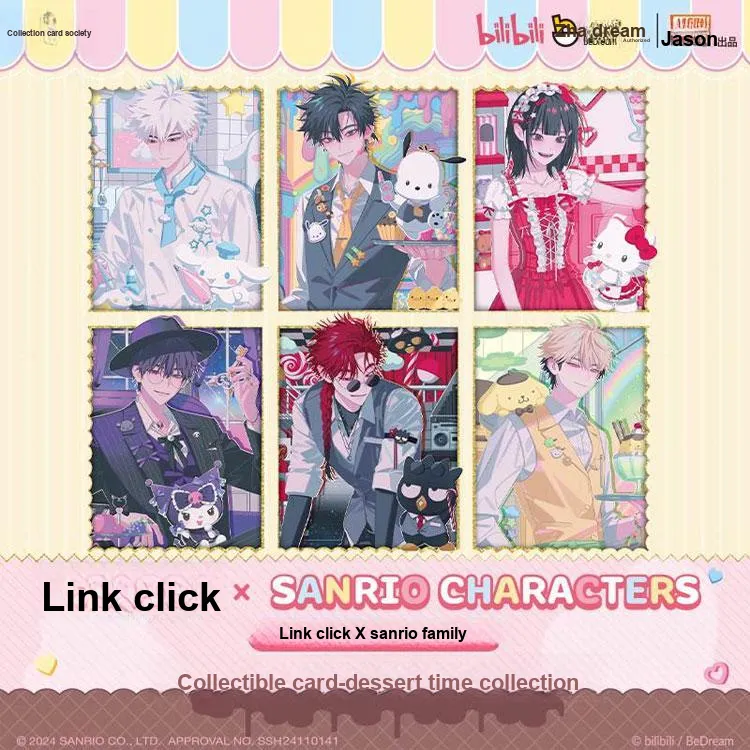 CARD.FUN Агенты времени x Sanrio Family Сладкий Time Коллекционная карта IP Аниме Карточки 10 Сумки Коробка