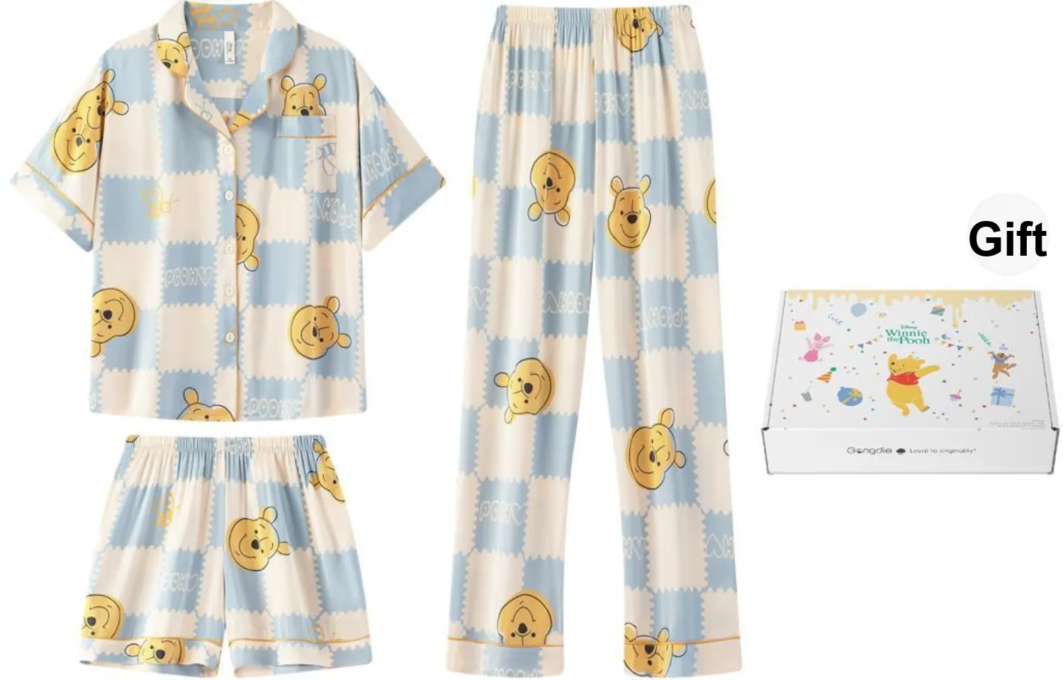 Gongdie x Disney Pajama Set Women's Gift Box Set
