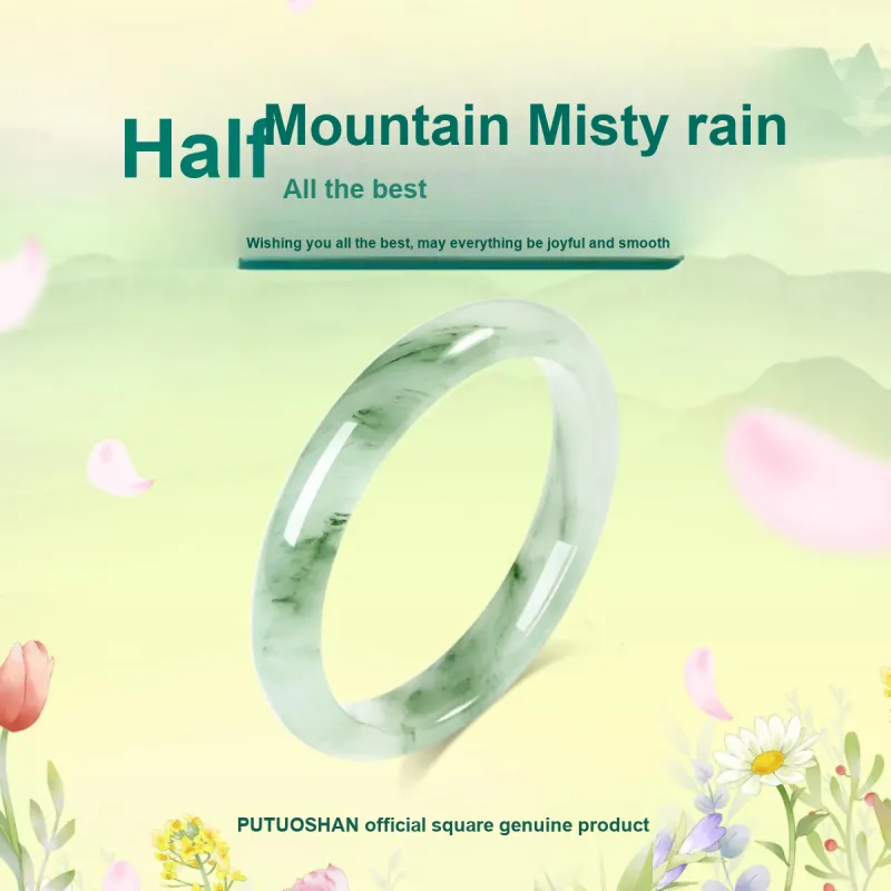 PUTUOSHANWENCHUANG Tianshan Jade Bangles Women's-1