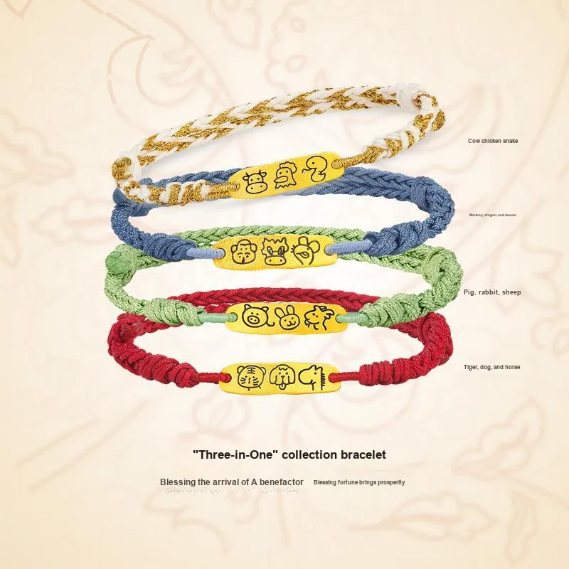 CHJ JEWELLERY Gold Bracelet Unisex-10
