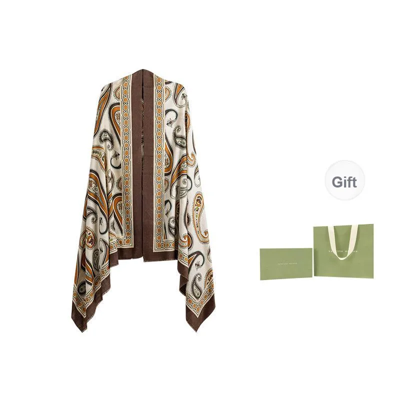 VANESSA HOGAN Wool Silk Scarves Women's-1