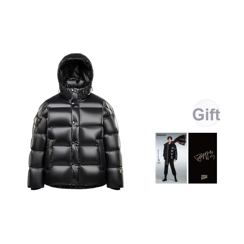 GOLDFARM Пуховик Зимний Унисекс Черный