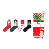 Christmas Crew Socks A Set[4 Pack Gift Box Set]