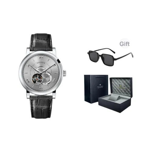 PONIGER Автоматический механический механизм Мужские часы 41mm*41mm*10,5mm Скелет