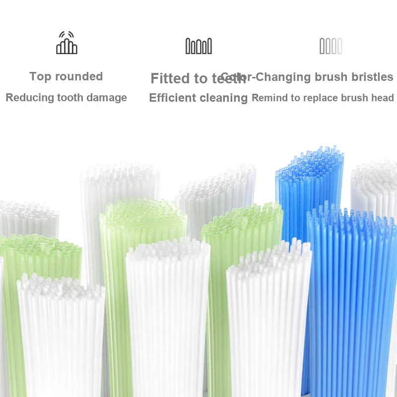 JIMOK K1/K2/K5 Toothbrush Heads Custom Fit, Efficient Cleaning-4