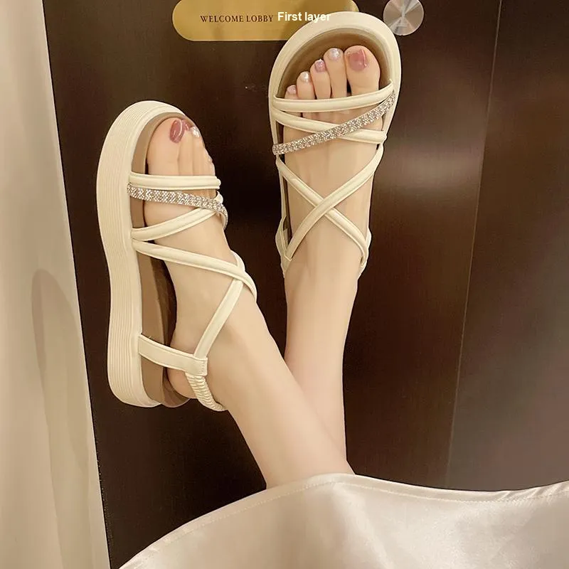 Puppytown One Strap Sandals 4.5cm Women's-7