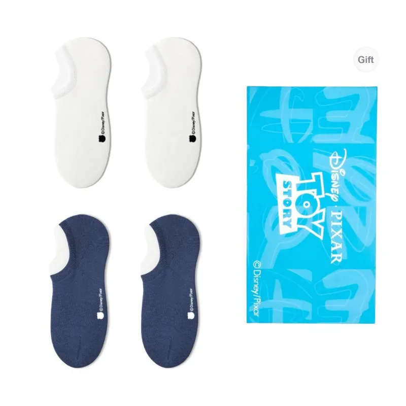 Disney No Show Socks Unisex Box 4 Pack-12