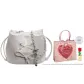 Ecru, Limited I Love You Shopping Bag+Rose Building Blocks