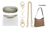 DuPont Paper Liner+Four-Leaf Clover Extender Chain+Decorative Chain 45cm