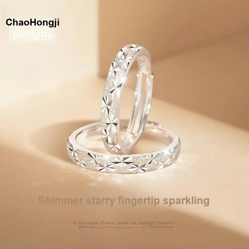 CHAOHONGJI Sterling Silver 990 Rings Unisex-17