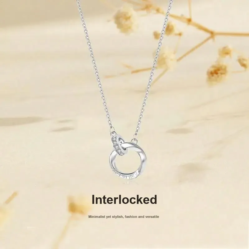 Asia Star Sterling Silver Necklaces Women's-3