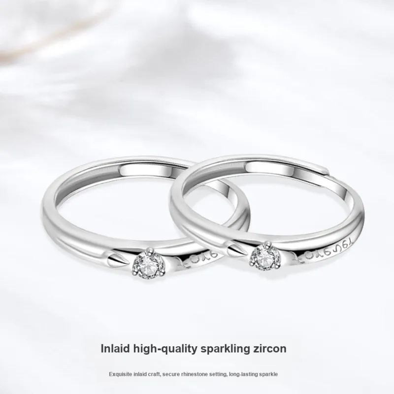 Master Kim Adjustable Sterling Silver Rings Unisex-5