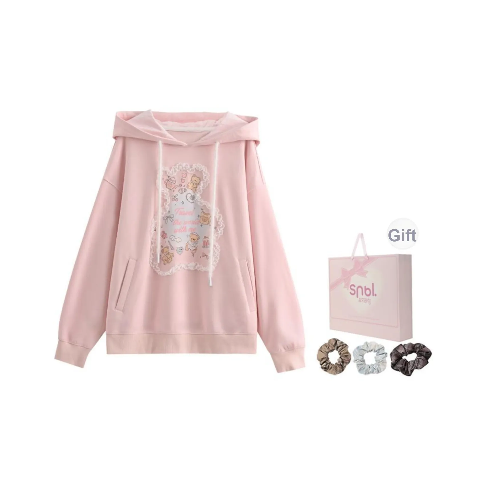 SNBL Розовый Женский Свитшот