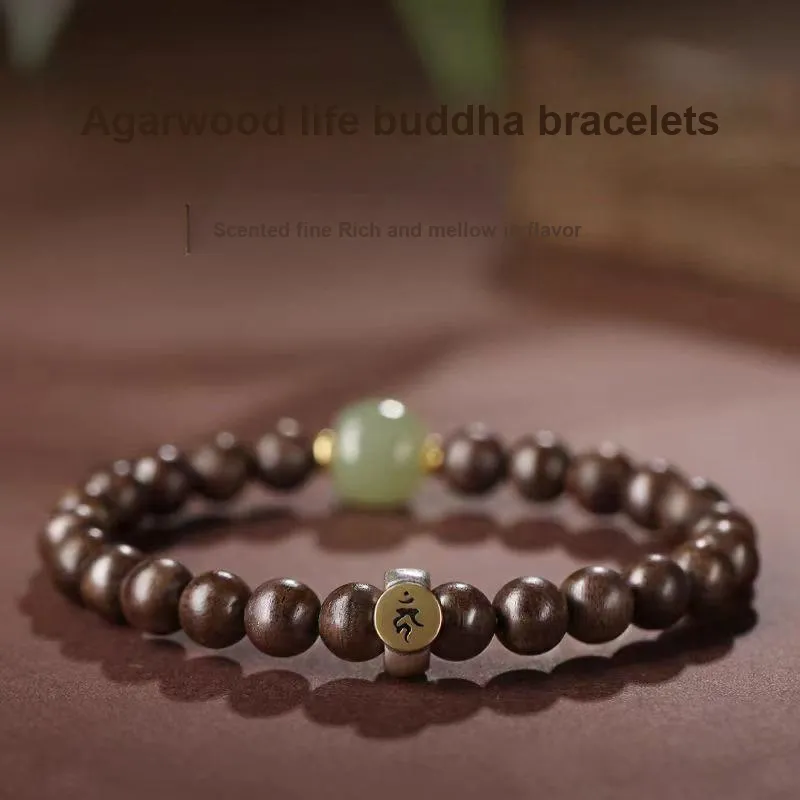 YIZHILIN Fragrance Agarwood Bracelets Unisex-35