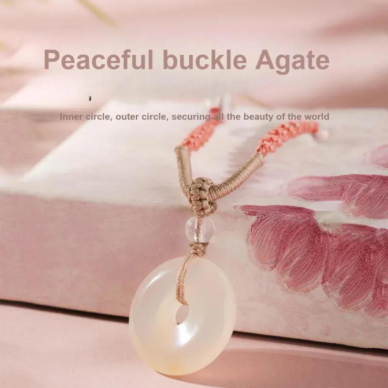 Honki Processing Agate Pendants Unisex-3
