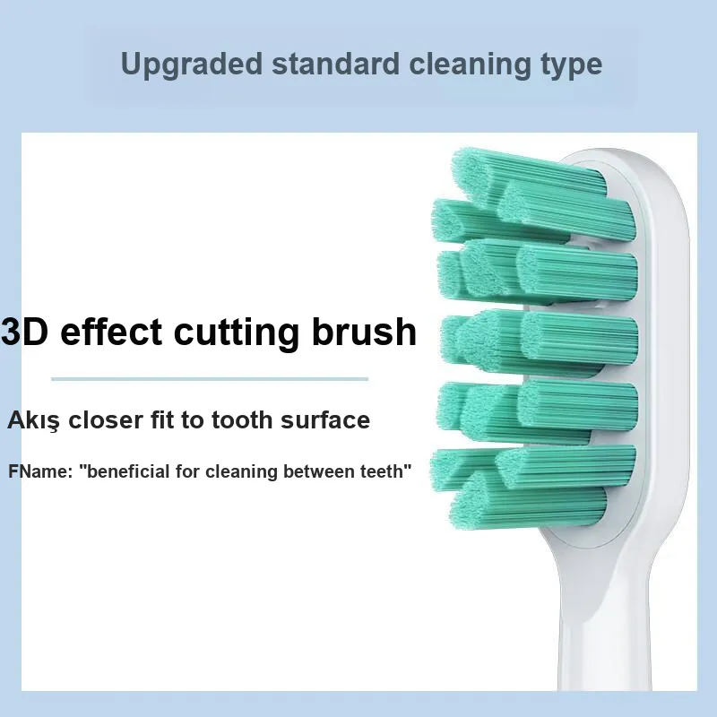 EIYEAH Compatible With Xiaomi T300/T500m Home Lite Toothbrush Heads Adults Unisex Hair Cleaning All Replacement-10
