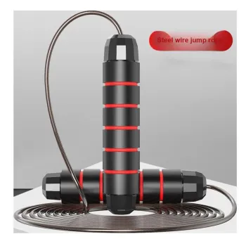 Ledomoda Sports & Fitness Non Countable Jump Ropes Adults PVC+Steel Wire Rope, EVA Foam, Plastic Handle, Rubber Ball