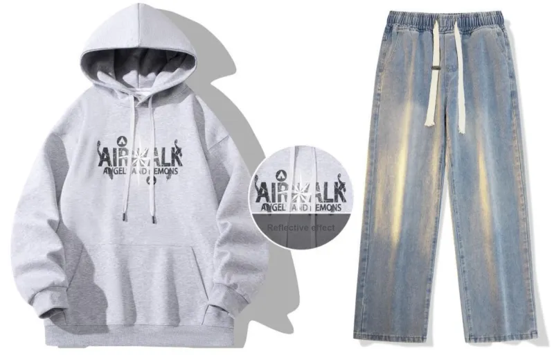 Airwalk Sweatshirt Sets Unisex-88