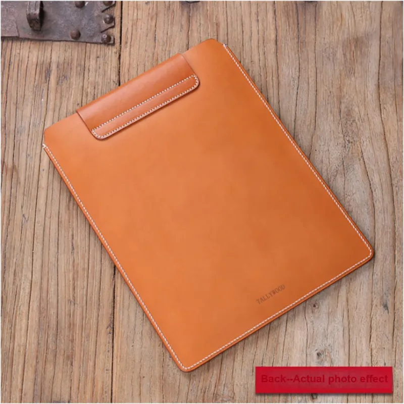 TALLYWOOD Compatible With Huawei MateBook. Minimalist Style All Top Grain Cow Leather Notebook Shell Film-9