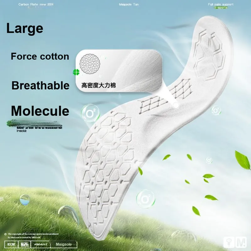 Maigaole Power Cotton Insoles Unisex-3