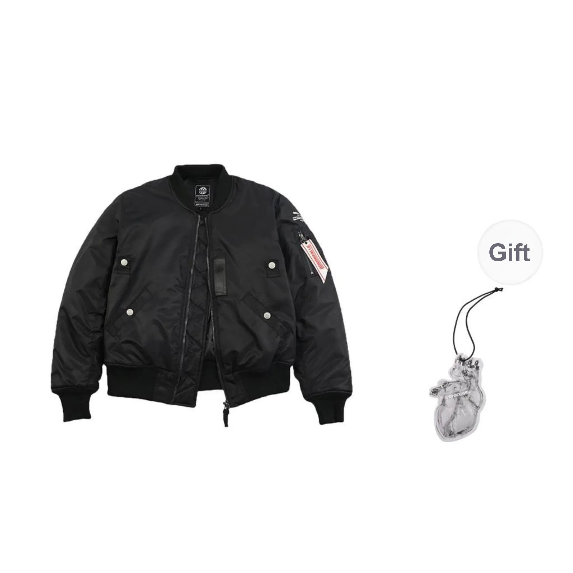 ENSHADOWER Winter Velvet feel Coat Unisex Black