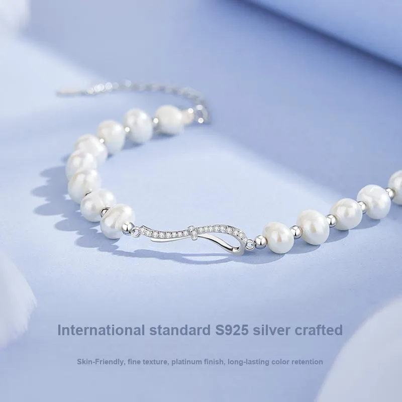 Branded Jewelry Pearl Bracelets Women's-2
