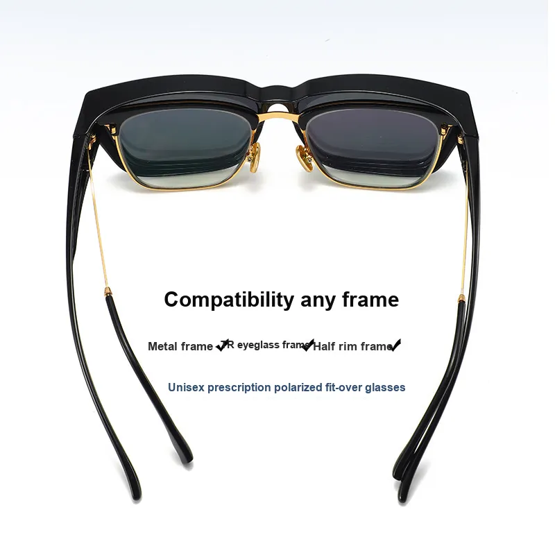 MUYKUY TR/Memory Plastic Square Sunglasses Unisex-2
