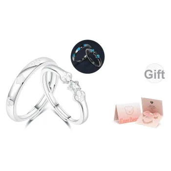 CAREBEARS 999 Fine Silver Rings Unisex