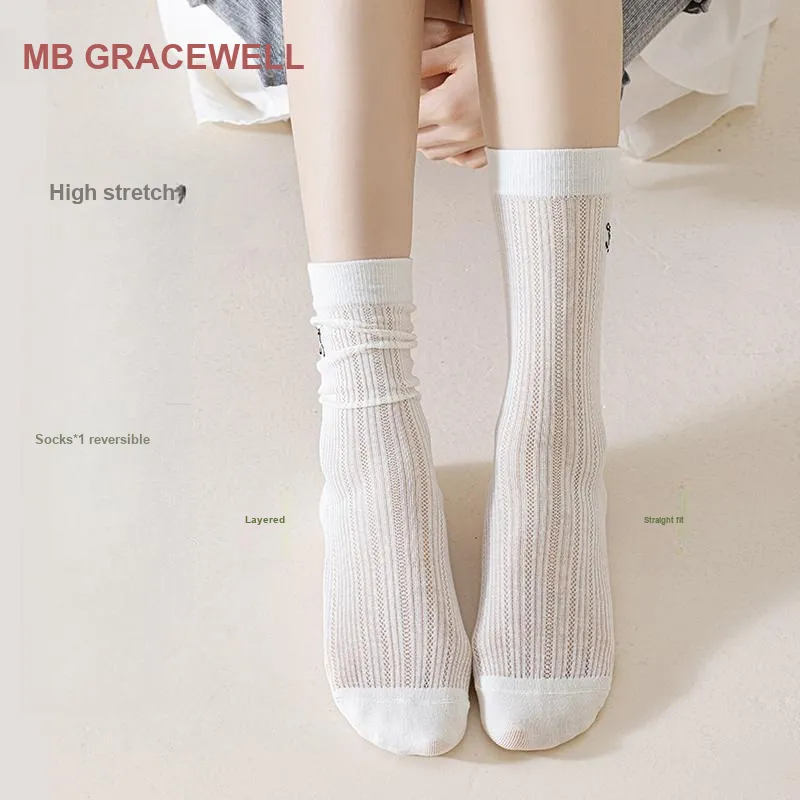 GRACEWELL Mid-Calf Socks Women's 5 Pack-14