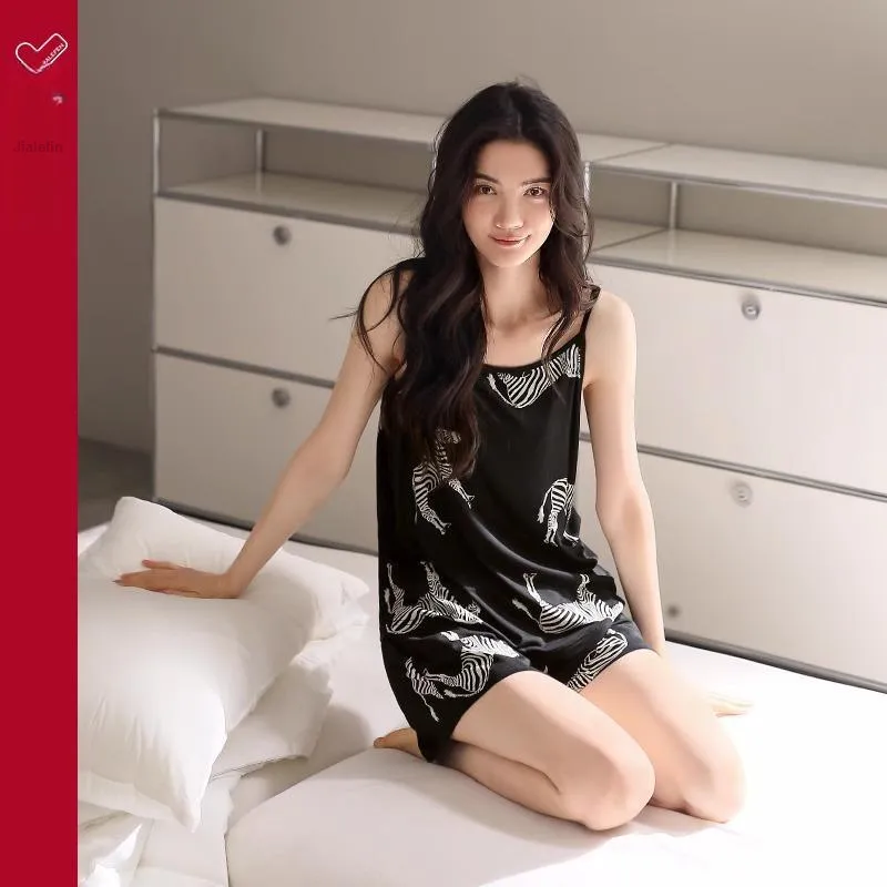 JIALEFEN Pajama Set Women's Jinyu Black-1